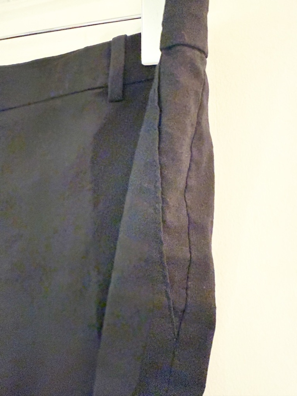 Theory Tailor Trouser In Crunch Wash Linen - Picture 5 of 9